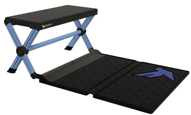 First Chair — premium ski changing station with seat and integrated changing surface